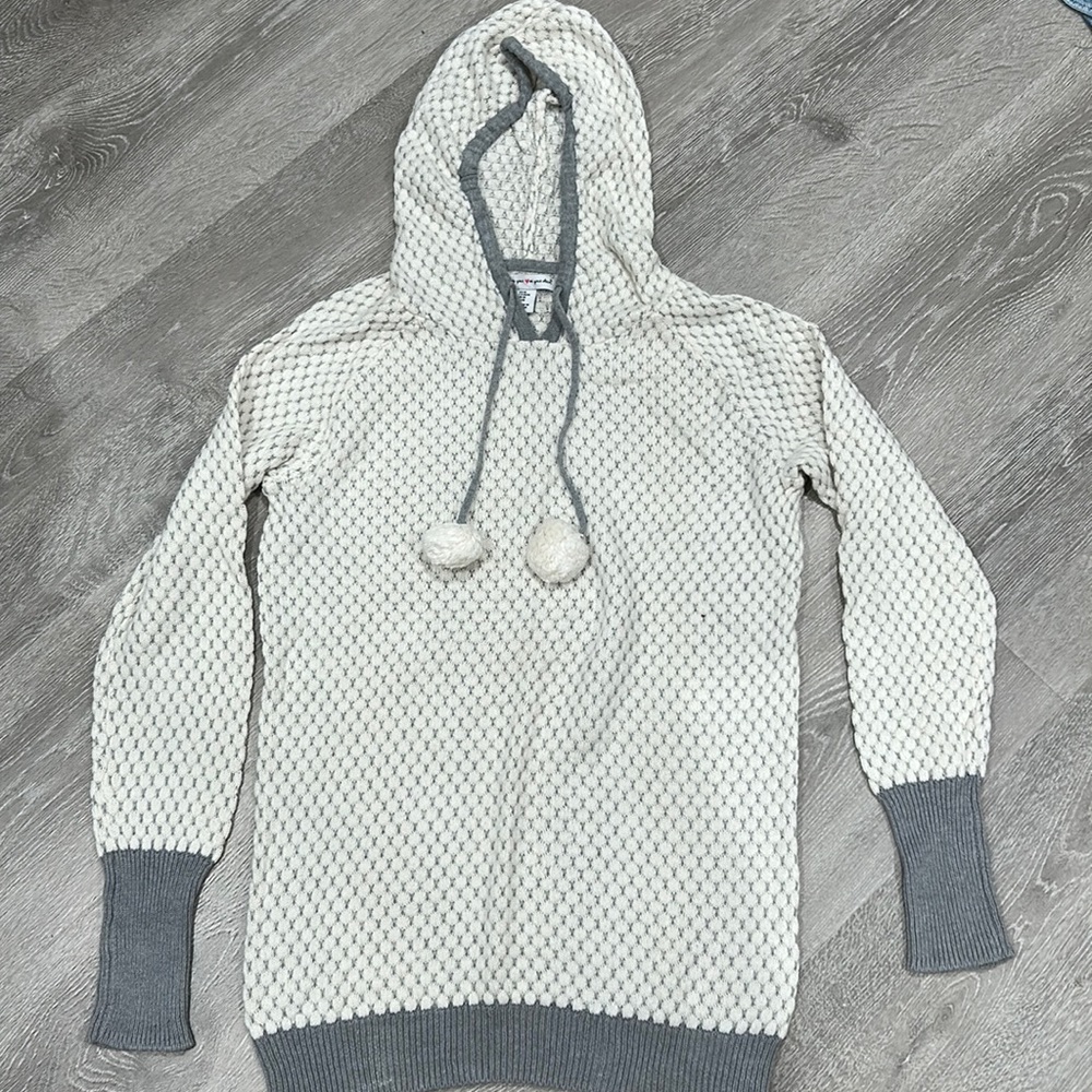 Knit Hoodie Sweater